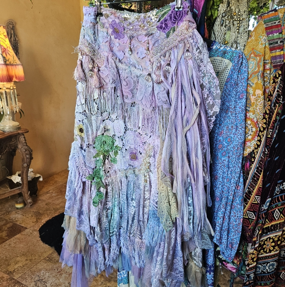 NWOT LACE WRAP SKIRT/DRESS - Picture 1 of 6